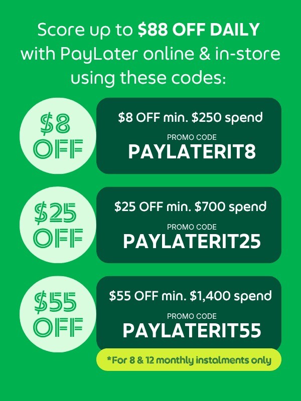 Grab PayLater electronics deal Singapore
