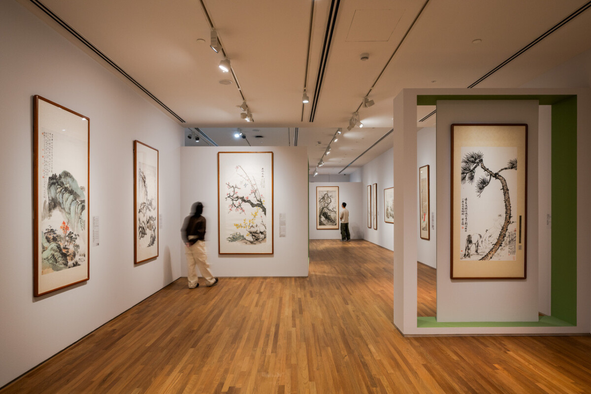 He Xiangning National Gallery installation view