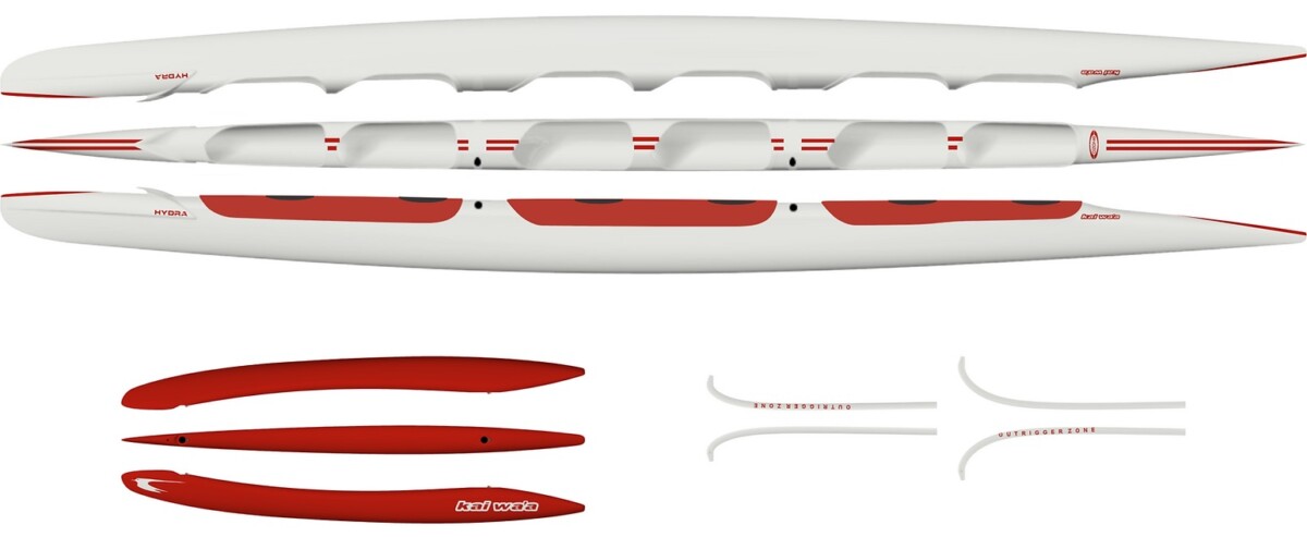 IVF World Sprints Singapore V6 race canoe