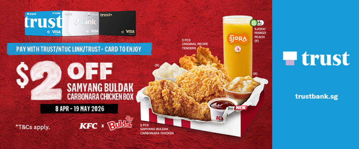 KFC Trust Bank Samyang Buldak Carbonara deal
