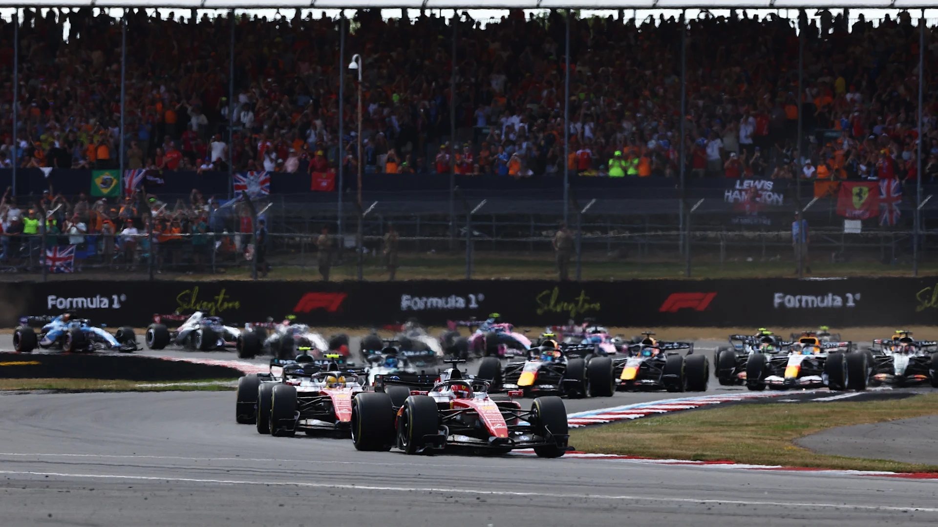 Charles Leclerc Ferrari SF-26 British Grand Prix 2026 race action