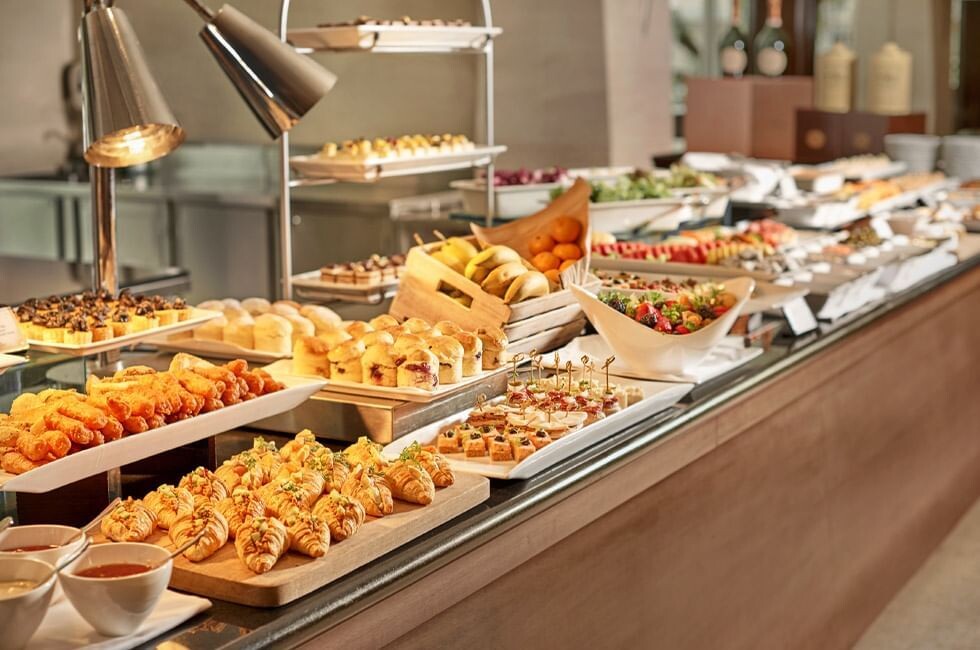 L'Espresso afternoon tea buffet spread