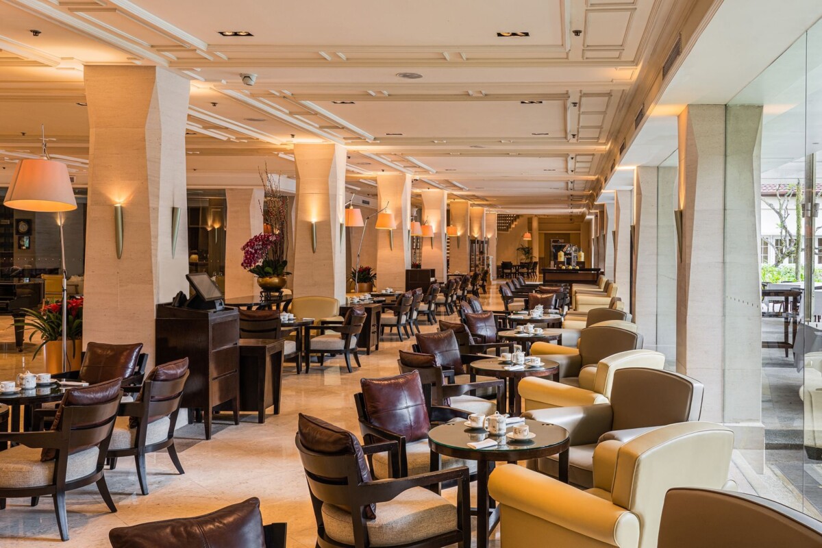 L'Espresso dining room interior at Goodwood Park Hotel