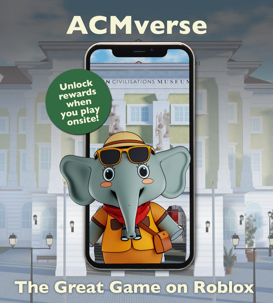 Let’s Play ACM exhibition programme visual