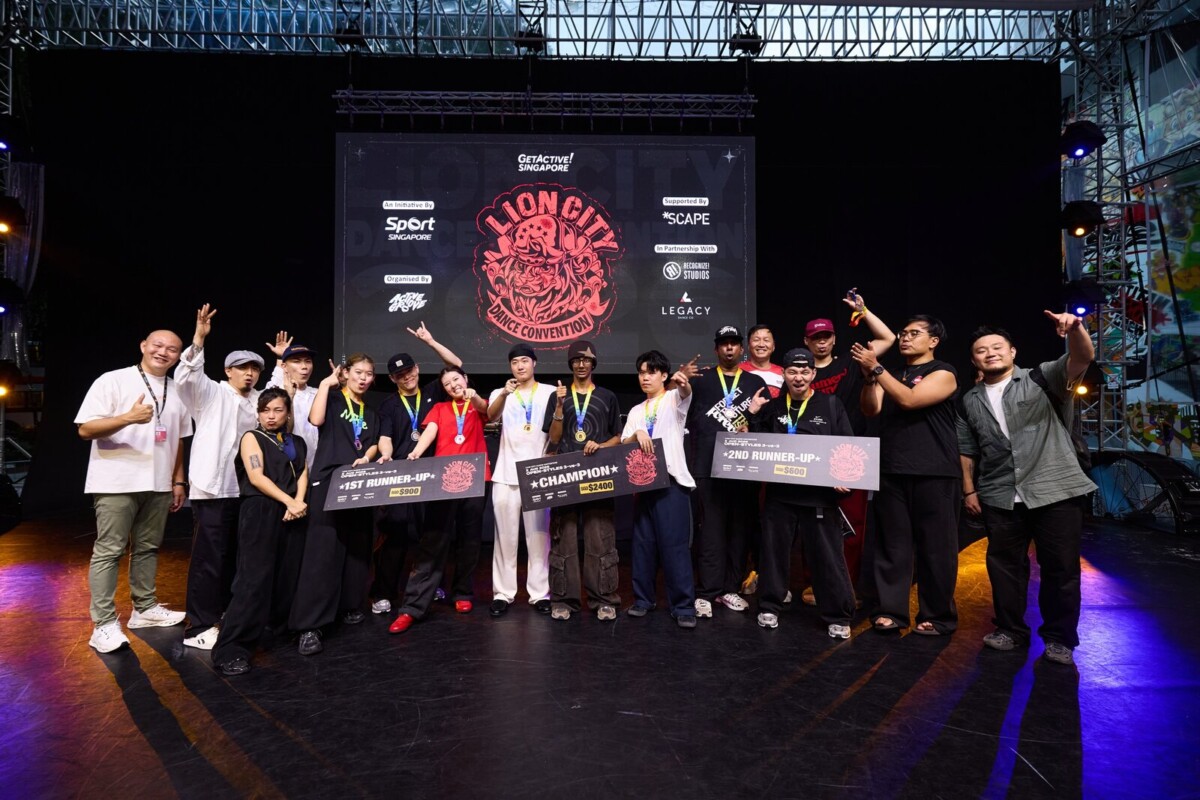 Prize presentation at Lion City Dance Convention 2026. Image: TEAM LEWIS / LCDC