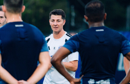 Lion City Sailors head coach Jesus Casas after retaining the SPL title and chasing an unbeaten season