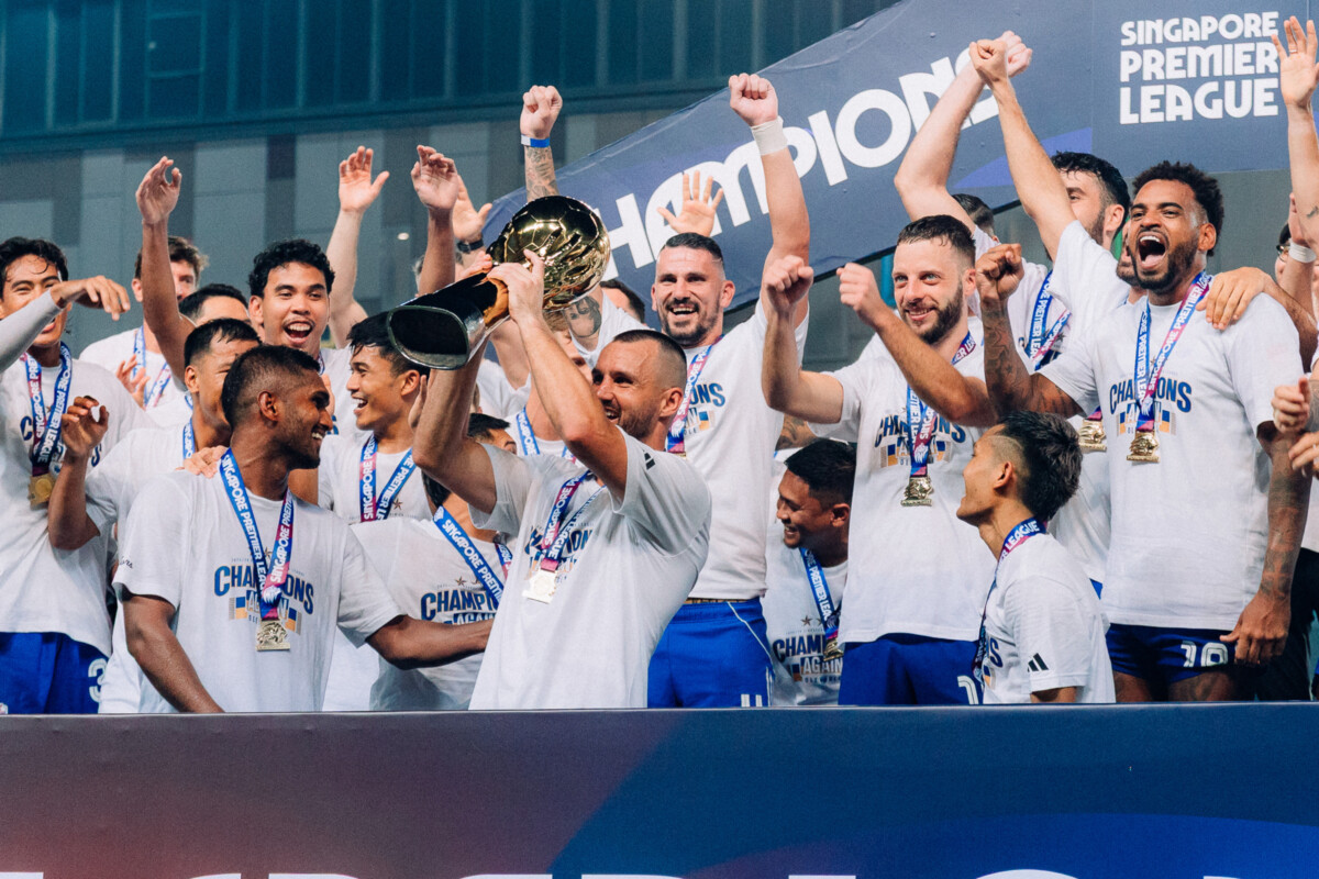 Lion City Sailors SPL champions 2026 celebration back-to-back titles