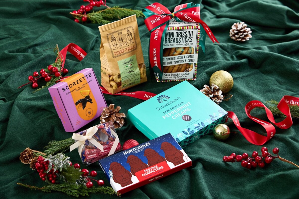 Little Farms packed Christmas hampers