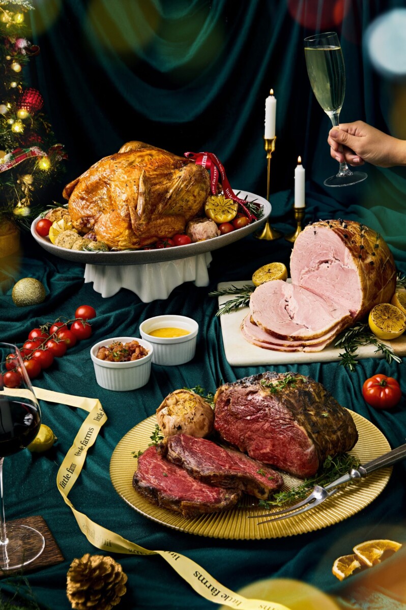 Little Farms Christmas turkey and ham festive feast