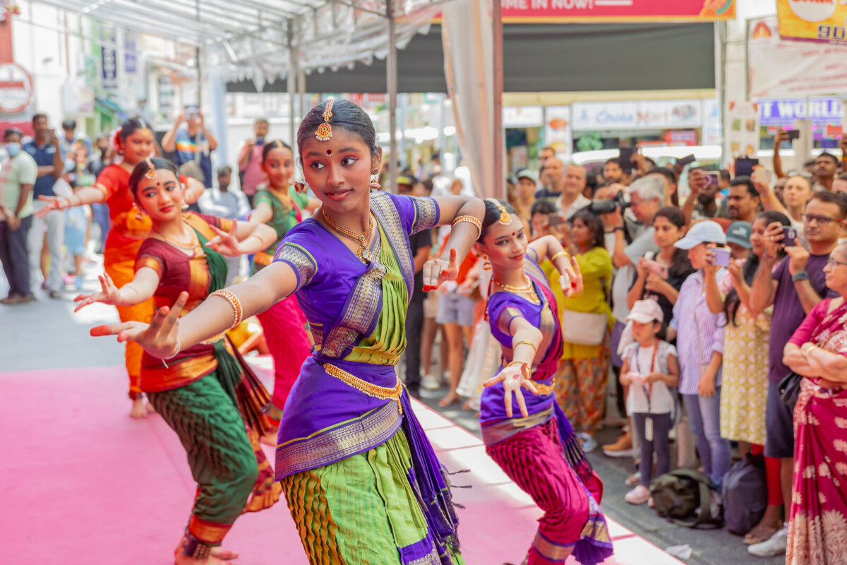 Cultural dance performance at the Little India Street Festival