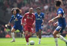 Liverpool 1-1 Chelsea: Gravenberch Goal Not Enough As Fernandez Free-Kick Dents Reds’ Top-Four Push Liverpool Chelsea Premier League draw match report Anfield May 2026