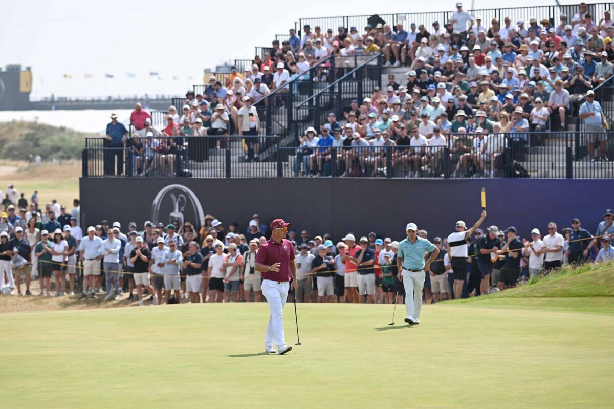Lucas Herbert in action at the 154th Open Royal Birkdale