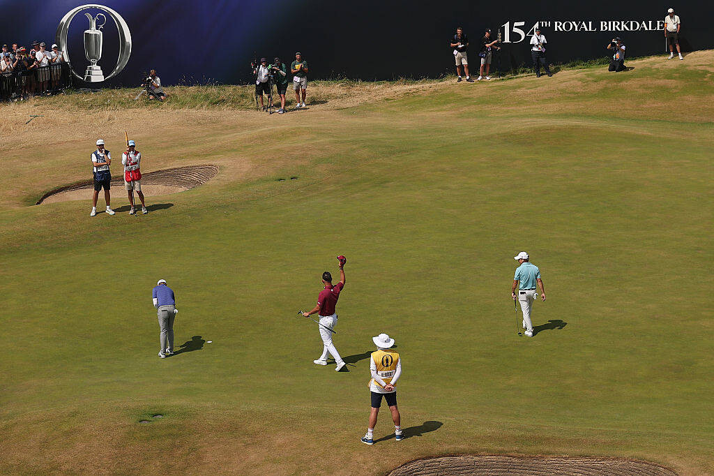 Open Championship 2026 Round 2 Lucas Herbert acknowledges crowd Royal Birkdale