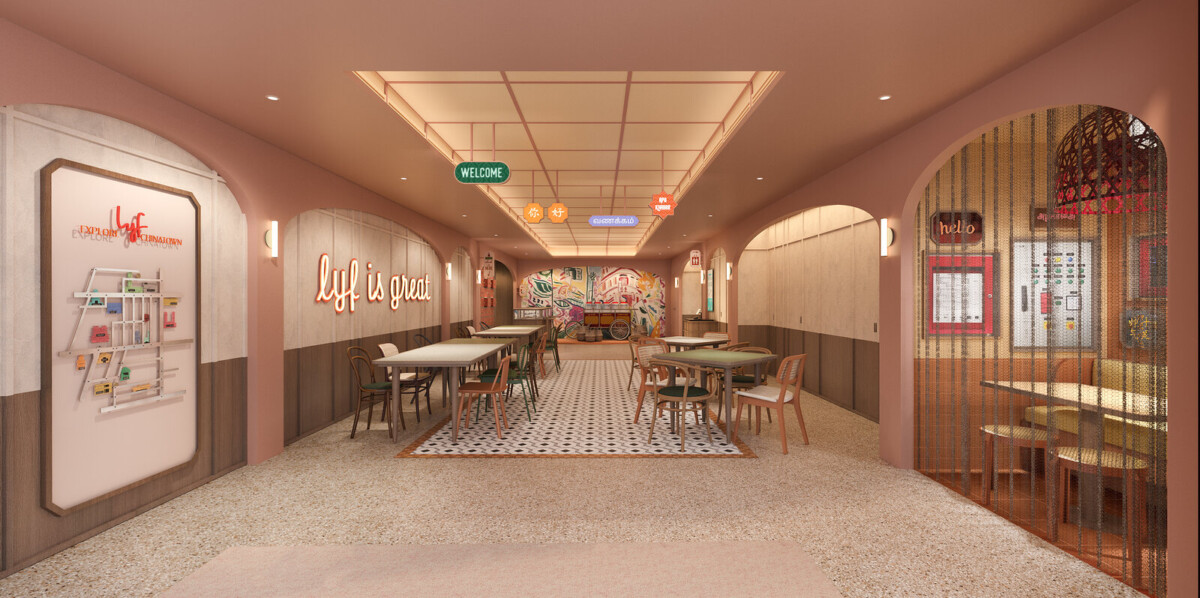 lyf Chinatown Singapore lobby social living space