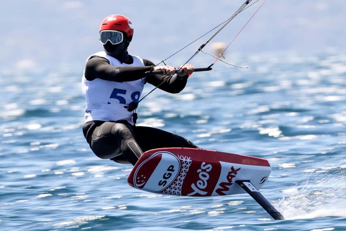 Max Maeder Formula Kite Worlds racing in World Cup Series