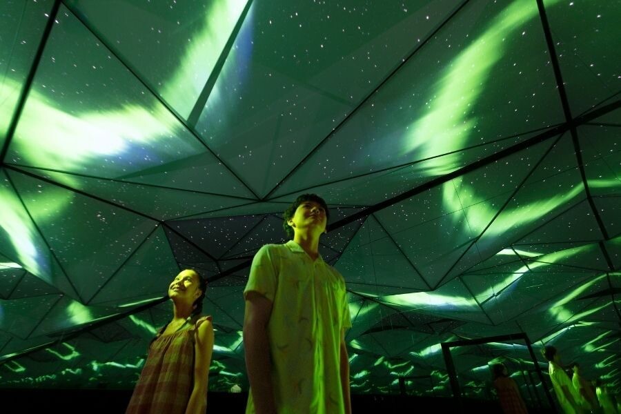 Exploria Extreme Frontiers realm featuring a polar bear at Mandai