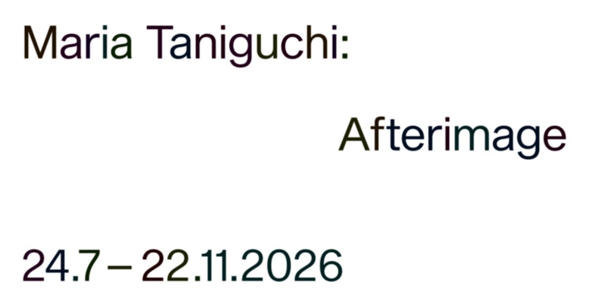 Maria Taniguchi: Afterimage exhibition at Singapore Art Museum