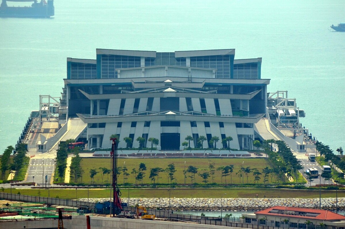 Marina Bay Cruise Centre, the departure point for most cruises from Singapore