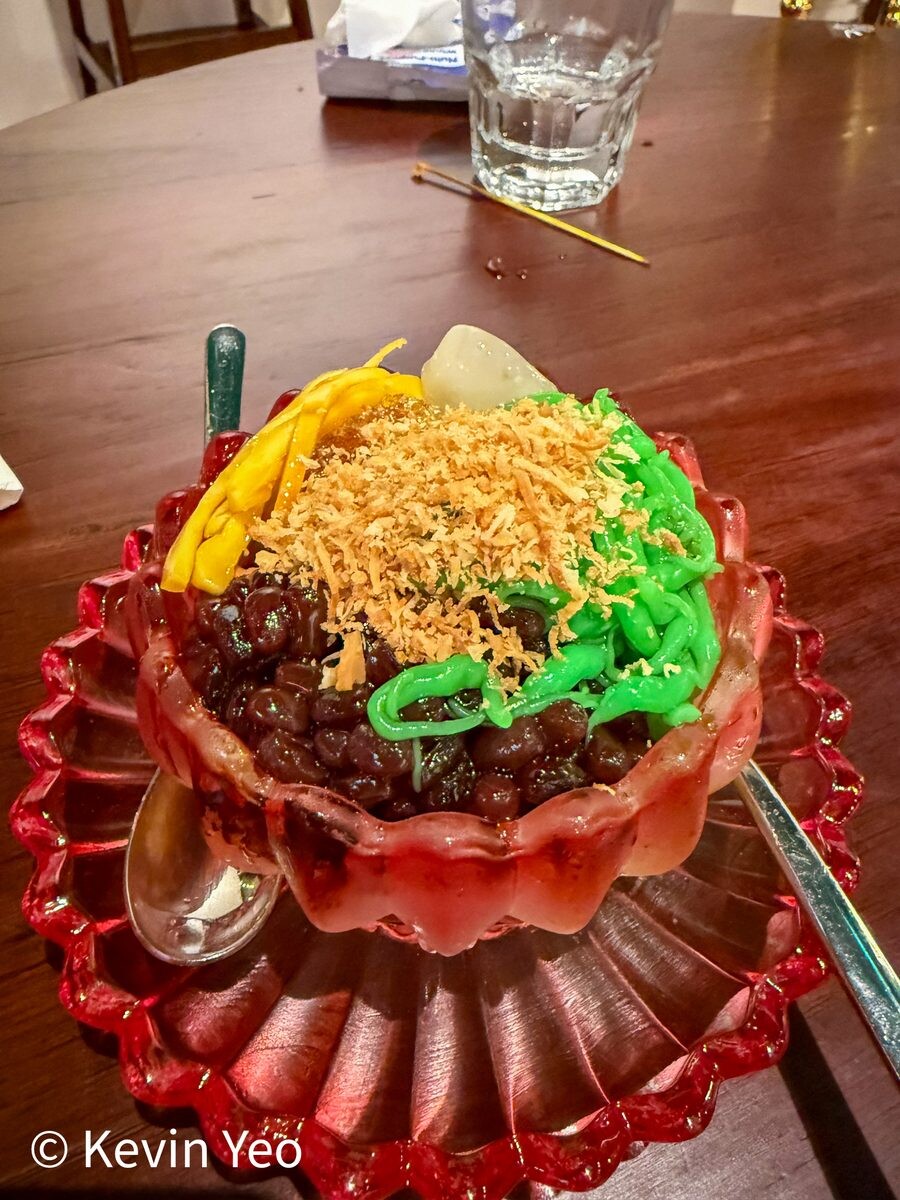 Martina's Kitchen cendol dessert with hard rough ice