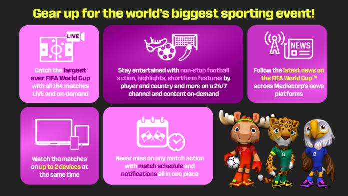 Mediacorp FIFA World Cup 2026 Singapore Guide