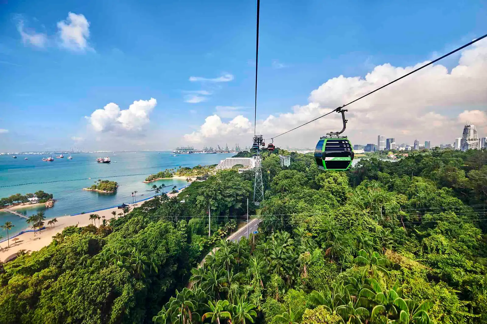 Singapore Cable Car Sentosa Line for $2 per person on Weekdays