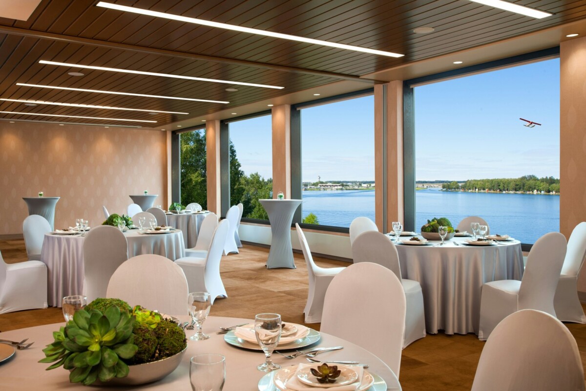 Lakefront event space at The Lakefront Anchorage. Image: Millennium Hotels and Resorts