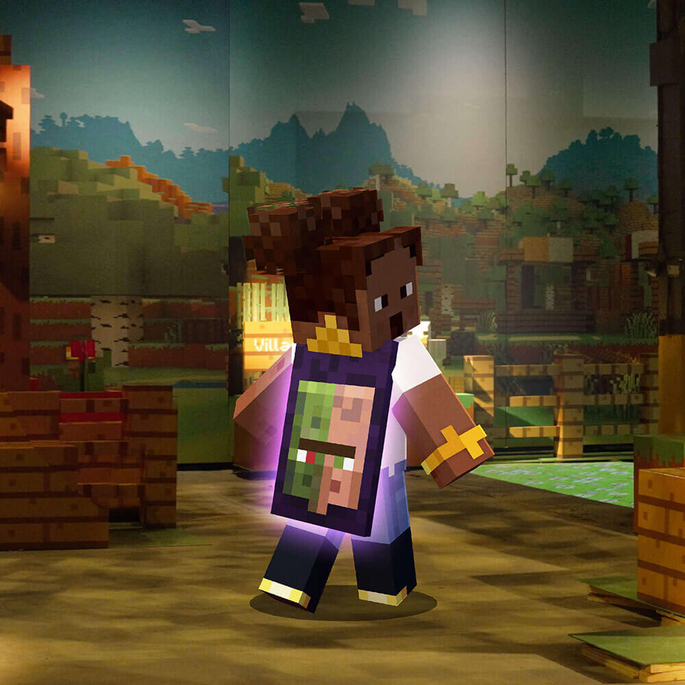Exclusive Minecraft Experience in-game cape reward for Singapore visitors
