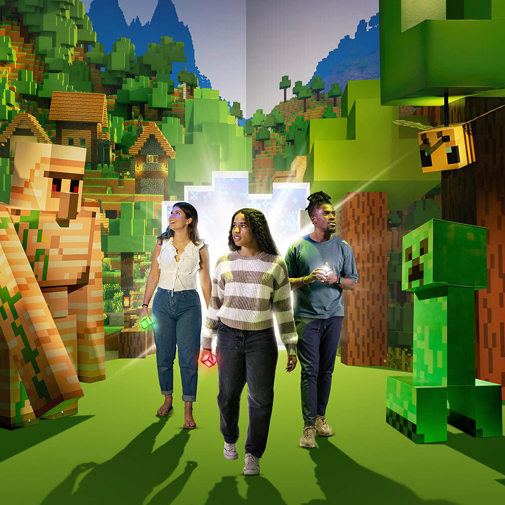 Minecraft Experience Singapore Mandai key art