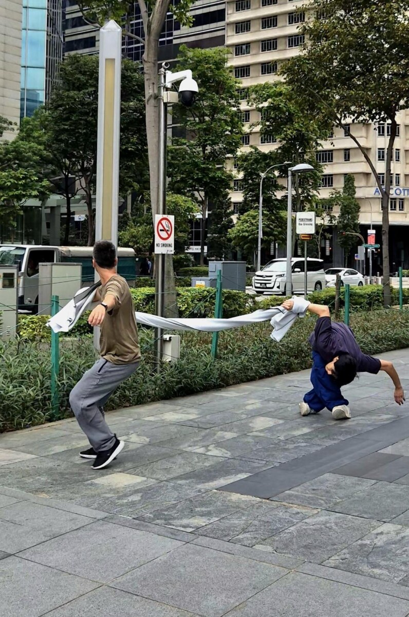 Performance art in Singapore's CBD — Momentary Pulses: Moving Encounters programme by SAM