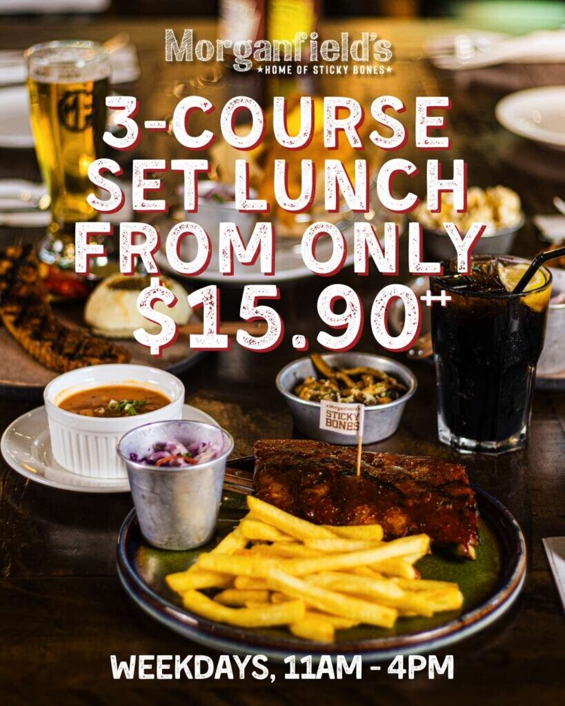 Morganfield's lunch offering in Singapore