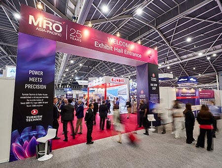 MRO Asia-Pacific trade show scene