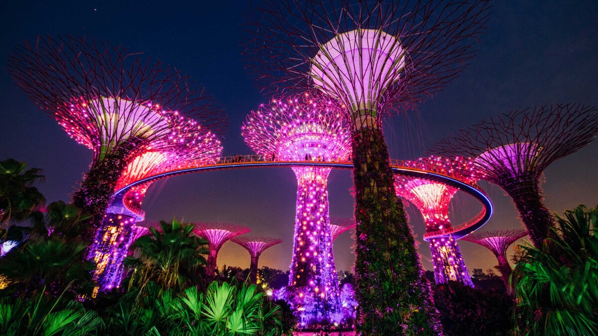 Gardens by the Bay family visit Floral Fantasy