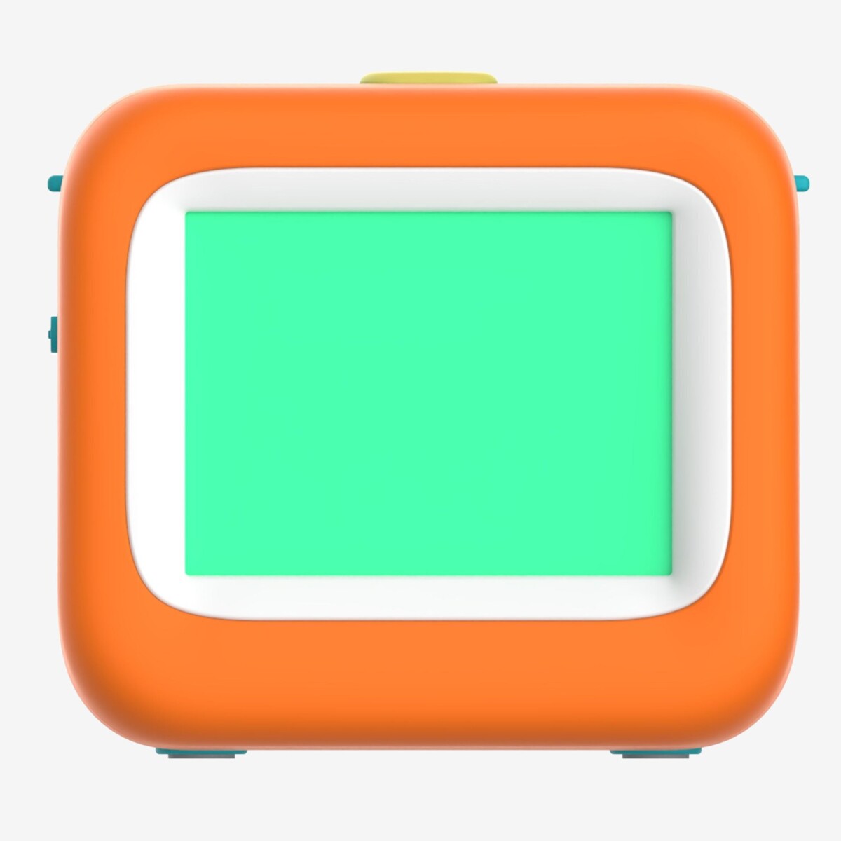 myFirst Insta magiBox sticker printer with an orange silicone cover