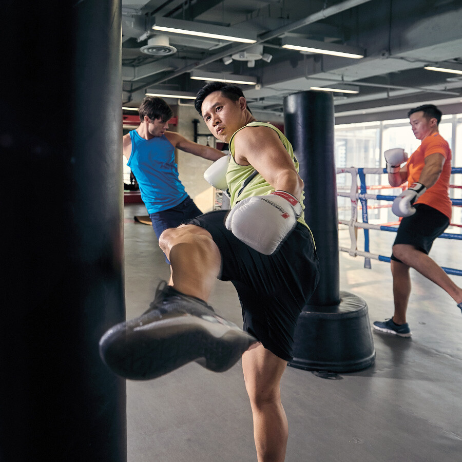 CapitaLand Live It Up Nak Muay workout visual