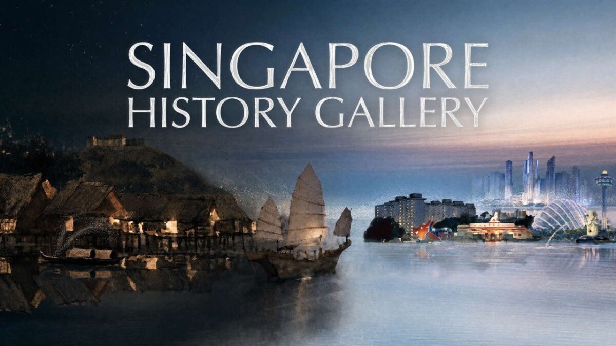 Singapore History Gallery key visual for the National Museum of Singapore reopening on 10 October 2026