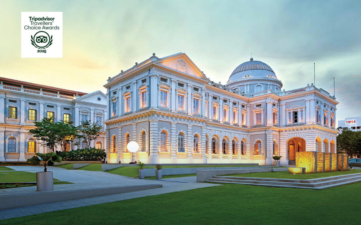 National Museum of Singapore — one of the five Light Together Bras Basah.Bugis 2026 festival locations (1–12 August 2026)