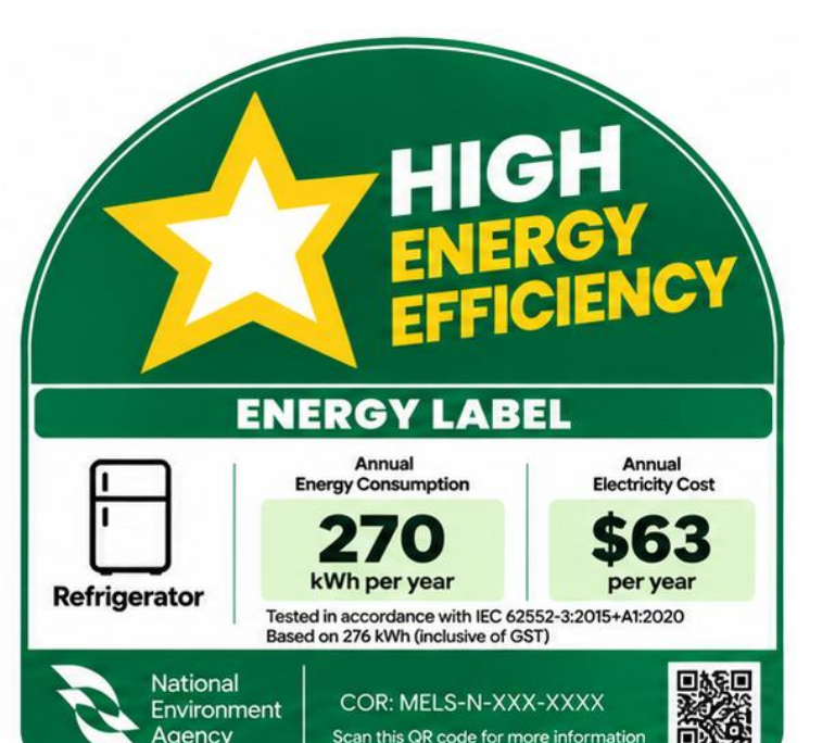 Proposed High Energy Efficiency Mark on NEA's new energy label