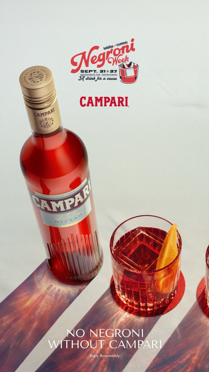 Negroni Week celebration with Campari
