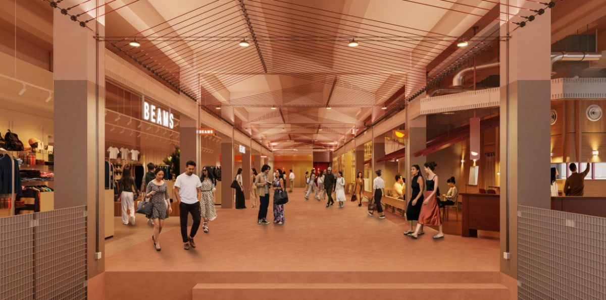 New Bahru Factory Block Level 1 retail corridor BEAMS Singapore