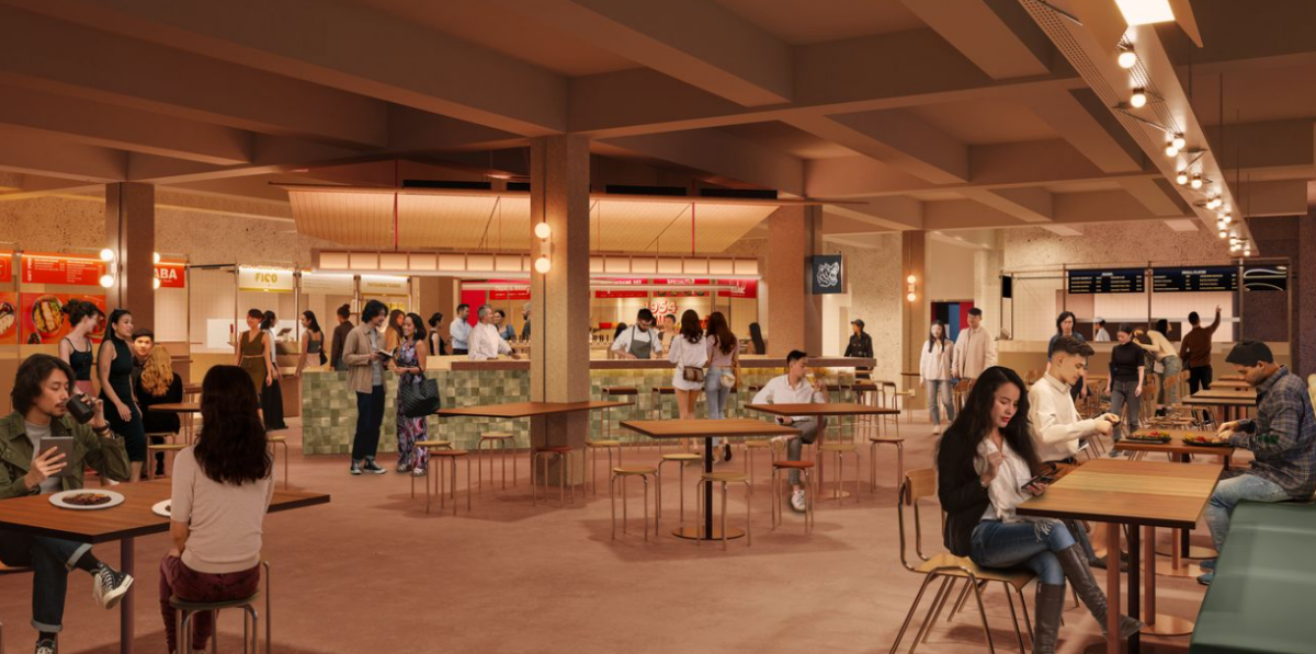 New Bahru Factory Block communal dining hall Singapore