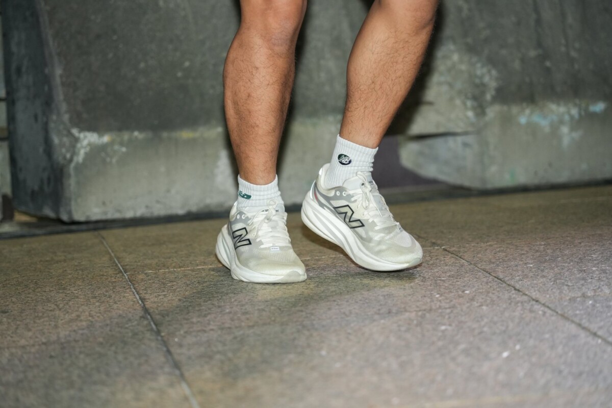 New Balance running shoe trial at Suntec City Singapore