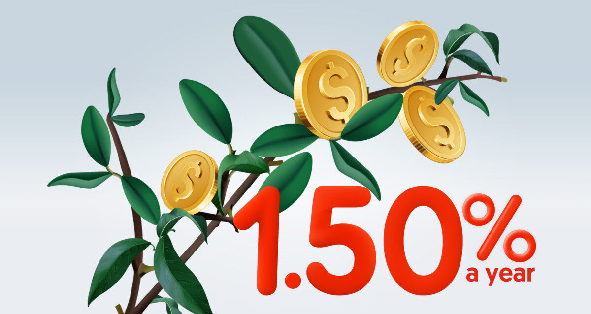 OCBC Passbook Savings promotion 1.50 interest