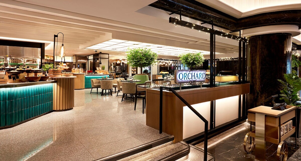 Orchard Cafe dining room at Orchard Hotel for Japan Korea Feast buffet