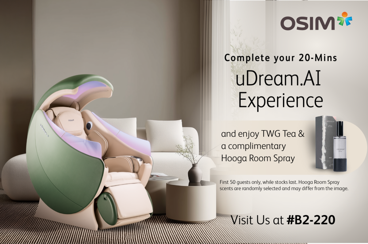 OSIM uDream.AI Jewel deal official promotion image.