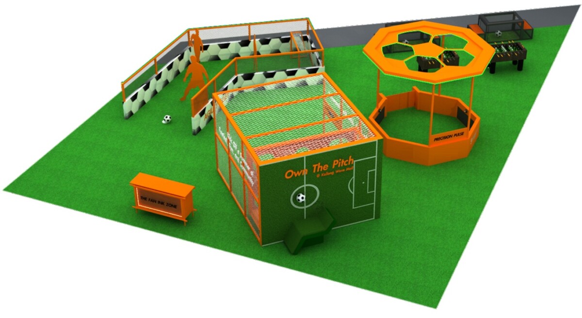 Own The Pitch interactive football zone
