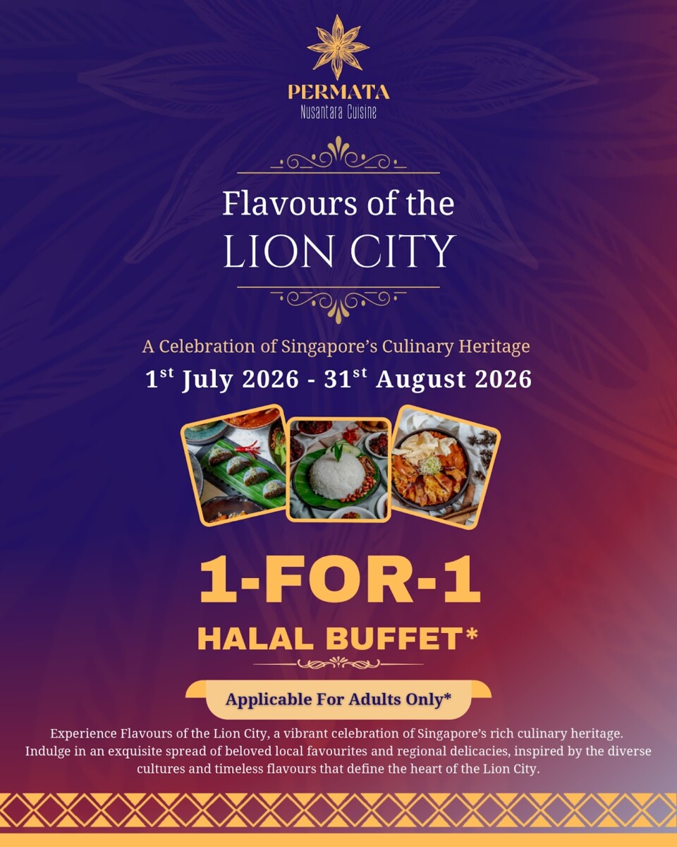 Permata halal buffet dishes menu