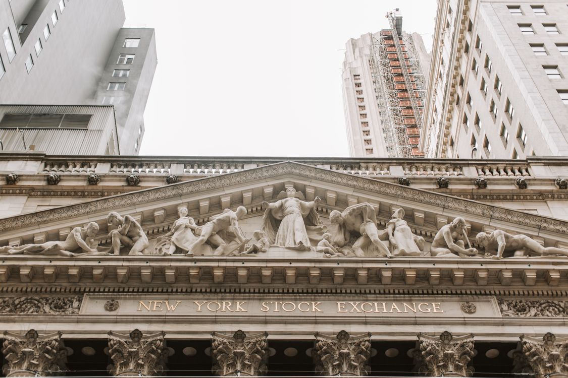 New York Stock Exchange building exterior on Wall Street