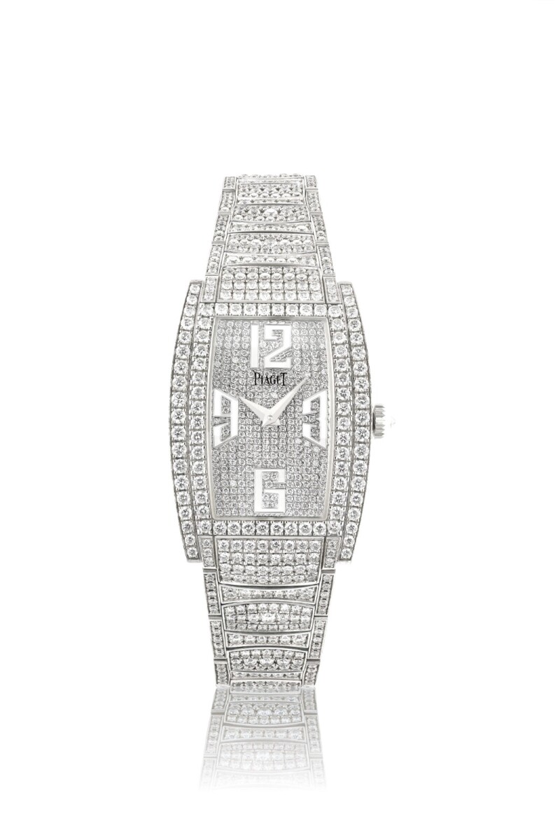 Piaget Limelight Tonneau diamond wristwatch at AstaGuru Singapore
