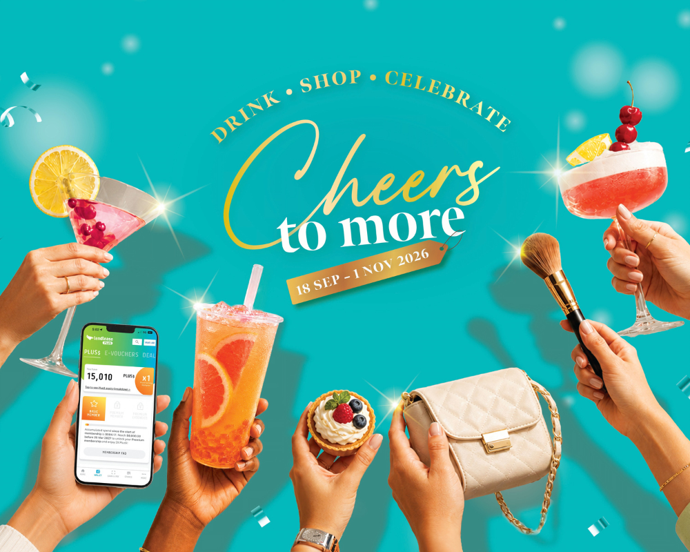 Paya Lebar Quarter Cheers To More rewards campaign key visual, 18 September to 1 November 2026