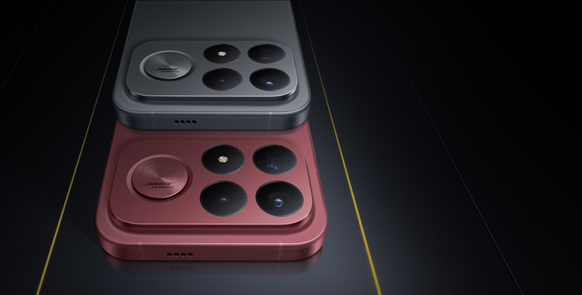 POCO F9 Ultra camera module with Sound by Bose badge, official product image